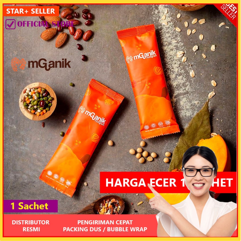 

ECER MGanik Multigrain 1 Sachet | Superfood Alami untuk Gula Darah Diabetes BPOM HALAL BISA COD