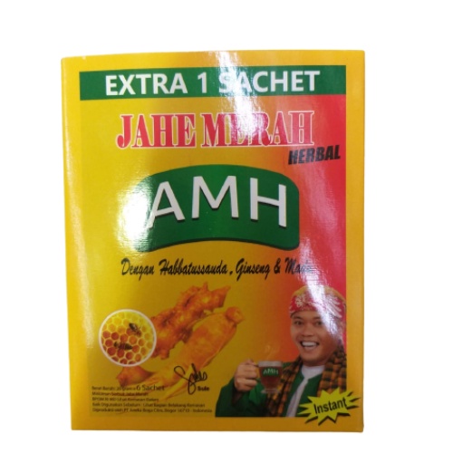 

1 BOX Jahe Merah AMH Minuman HERBAL Tradisional Isi 5 Sachet + 1 Sachet