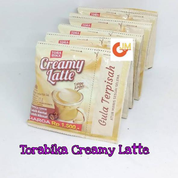 

Kode5l5Kz--KOPI TORA BIKA CREAMY LATTE GULA TERPISAH 10X25 GRAM/ COFFEE TORA BIKA KOPI SEDUH MURAH