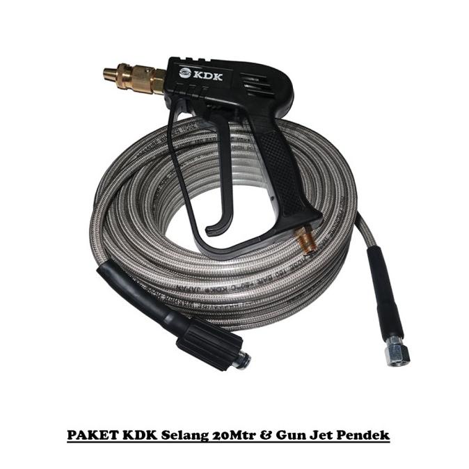 2In 1 Kdk Selang Jet Cleaner 20M Dan Kdk Gun Jet Pendek Stick Steam