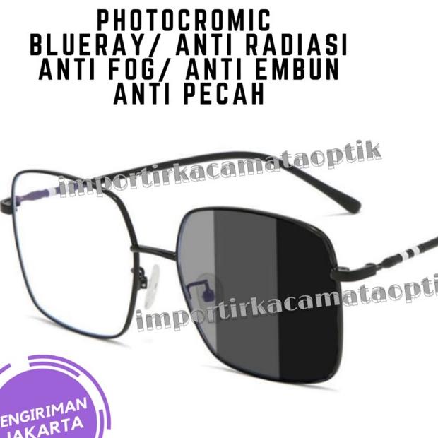 TOP PRODUCT frame kacamata anti radiasi photocromic bluecromic 9691 2681 ☪