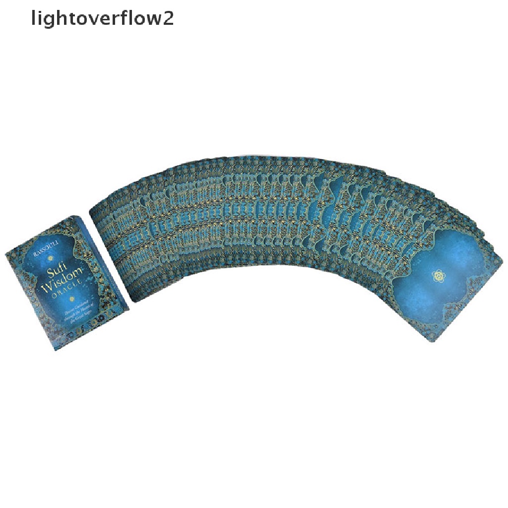 (lightoverflow2) Sufi Wisdom Oracle 44 Kartu Tarot Untuk Permainan Pesta