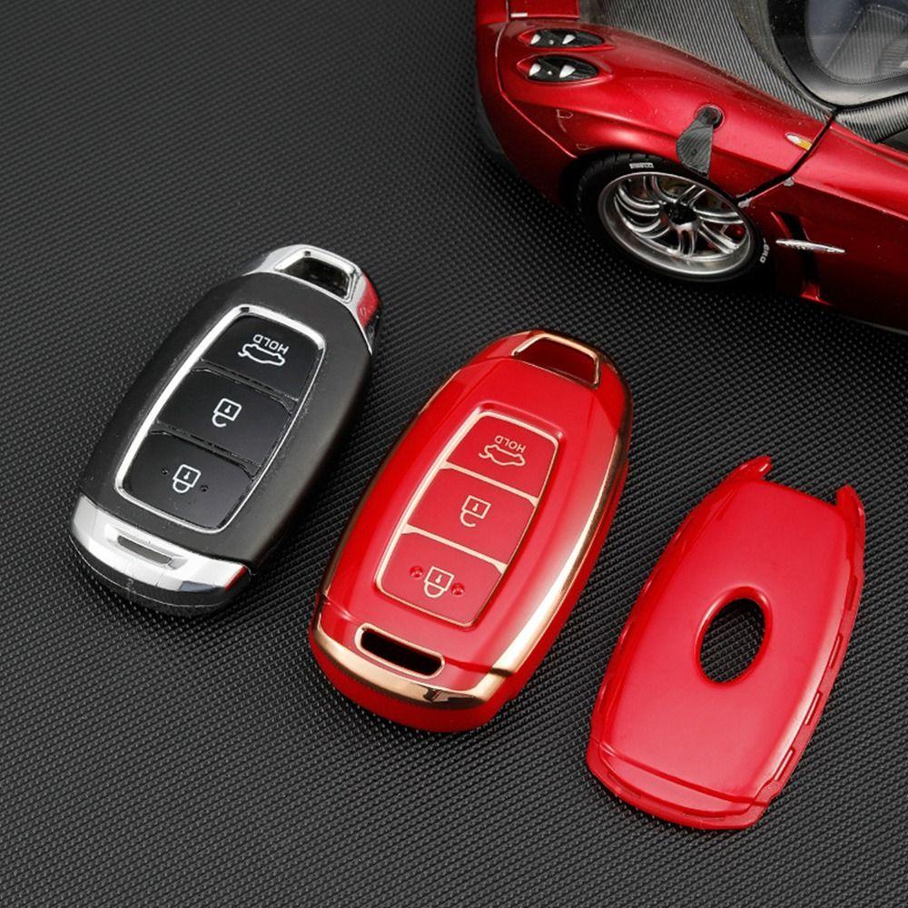 POPULAR Remote Key Case New Aksesoris Mobil Skin Key Fob Cover Untuk Hyundai i30 ix25