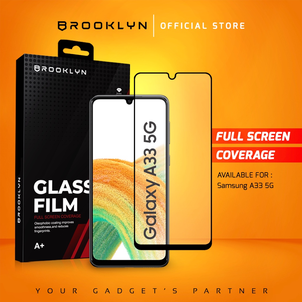 Brooklyn Tempered Glass SAMSUNG A35/A34/A33/A32/A31/A30 Full Cover Around Protection