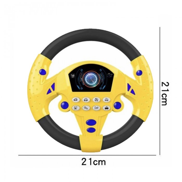 Mainan Setir Mobil Steering Wheel Car Mainan Anak Bayi Musik Sirine Fire Engine Police Car