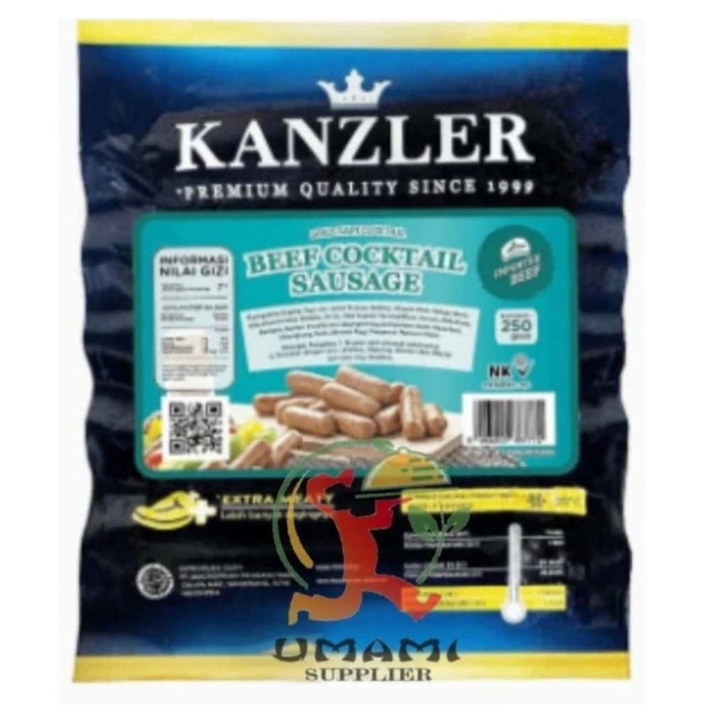 

Sosis Kanzler Beef Cocktail Sausage / Sosis Mini 250gr