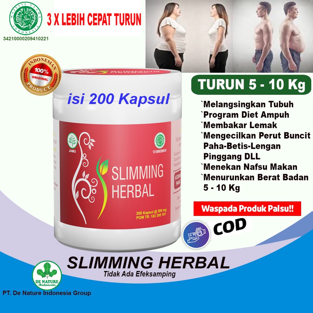 Herbal Obat Pelangsing Diet Ampuh pria wanita,Membakar lemak,menurunkan berat badan,mengecilkan peru
