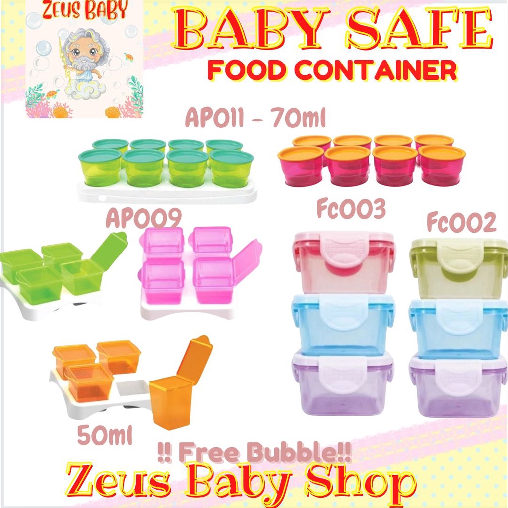 Little Baby Multifunction Container Isi 3 / Food container / Wadah Mpasi 3pcs / WADAH PENYIMPAN MAKANAN/ WADAH MAKANANA MPASI AP009 AP011