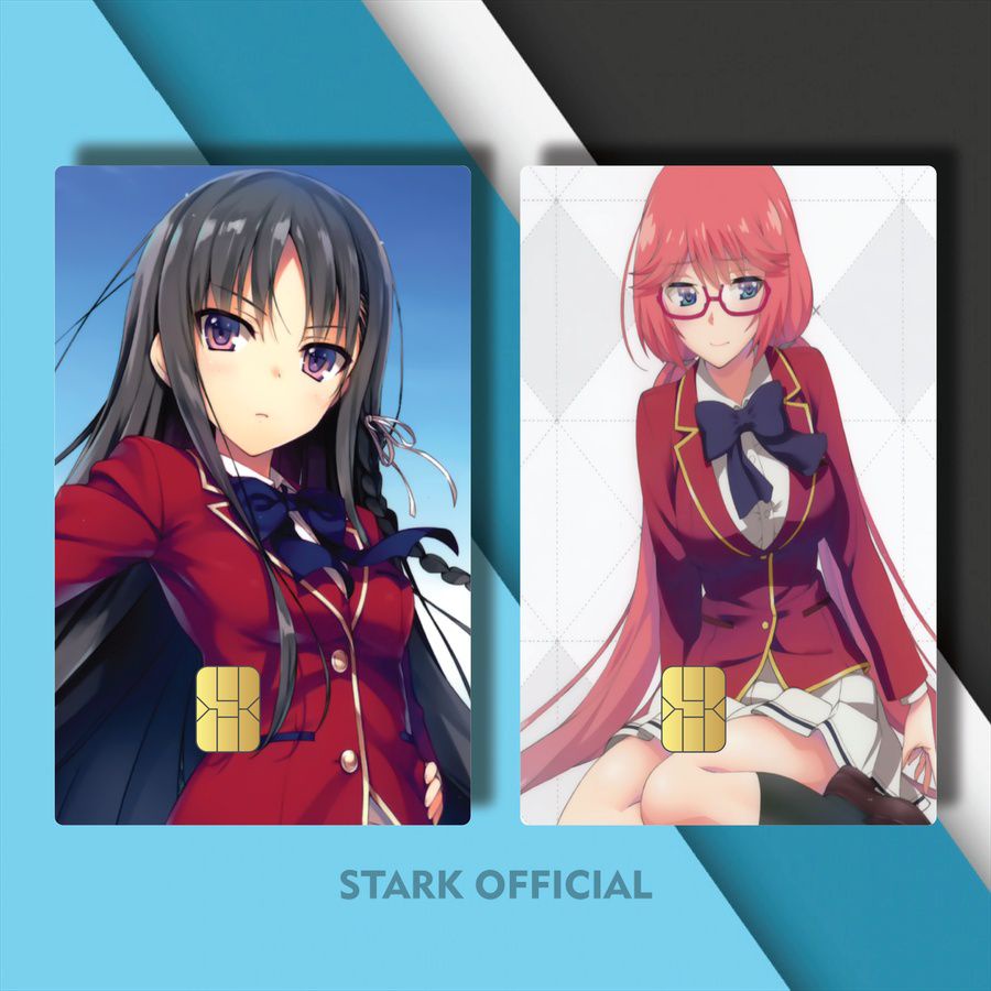 STIKER CARD ANIME KIYOTAKA AYANOKOJI CLASSROOM OF ELITE GS6O6/LJEPO/ STIKER KTP CLASSROOM OF ELITE C