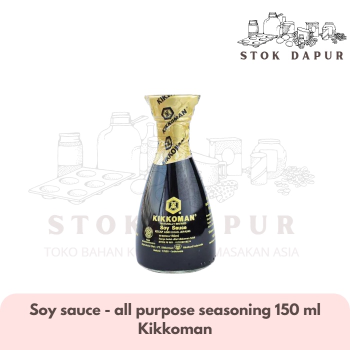 

Kikkoman Soy Sauce Kecap Asin All Purpose Seasoning 150 ml