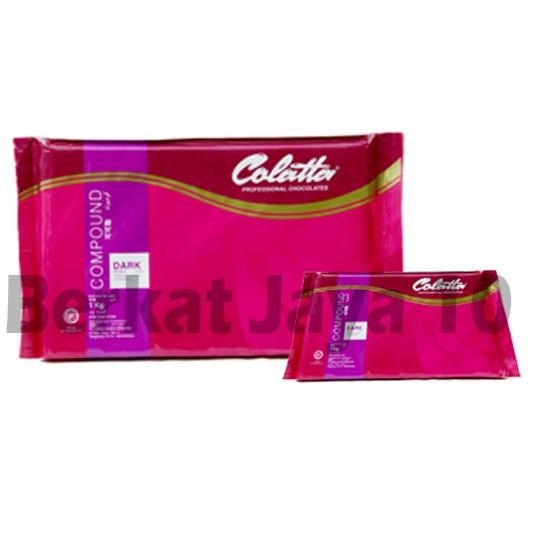 

Serbu sekarang--COLATTA DARK COMPOUND 1 KG Coklat batang HALAL Murah