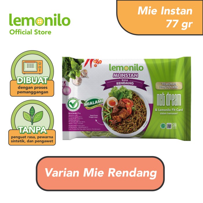 

PROMO Lemonilo x NCT DREAM Mie Instan Rasa Rendang 77g