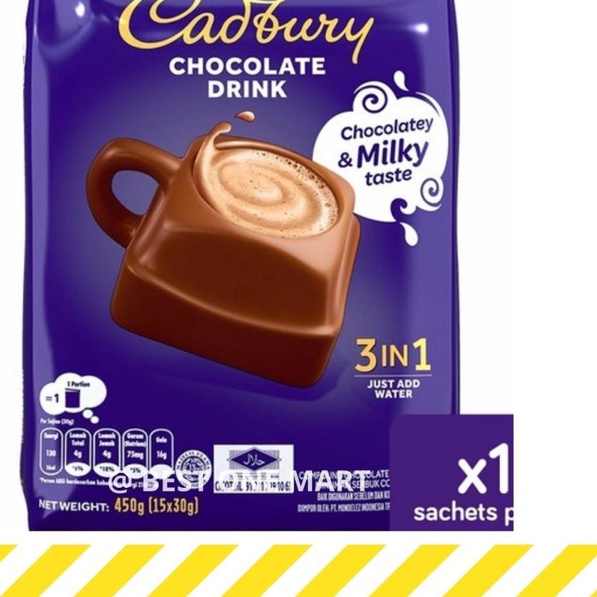 

FREE ONGKIR!Cadbury Hot Chocolate Drink 3in1 3 in 1 - Minuman Cokelat Panas|KD6