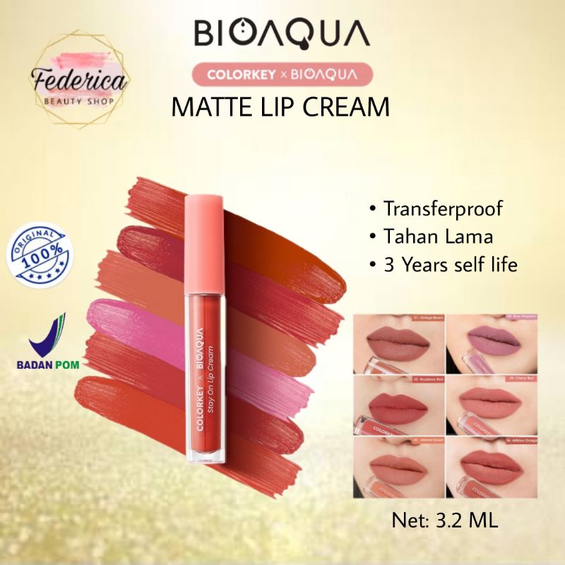 BIOAQUA X COLORKEY Stay On Lip Cream