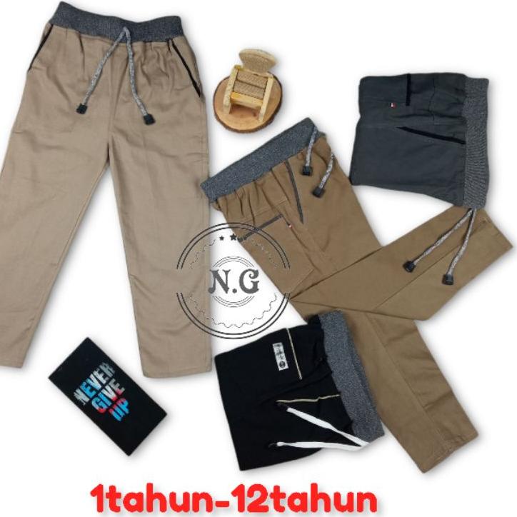 ✔  Bisa   Celana Chino Panjang Anak Umur 1-12 Tahun  Celana Anak cowok umur 1-12 TAHUN | CELANA PANJ