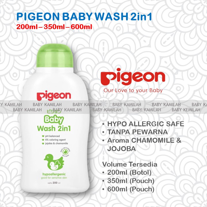 ✅MZ✅ PIGEON Baby Wash 2in1 - Baby Wash PIGEON 2in1