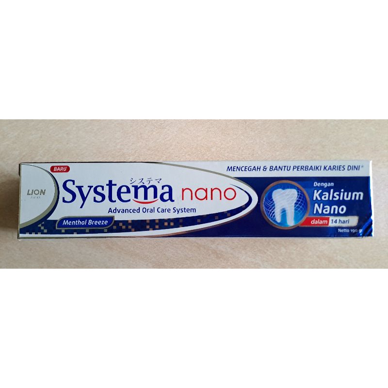 SYSTEMA NANO - PASTA GIGI - MENTHOL BREEZE - 190gr