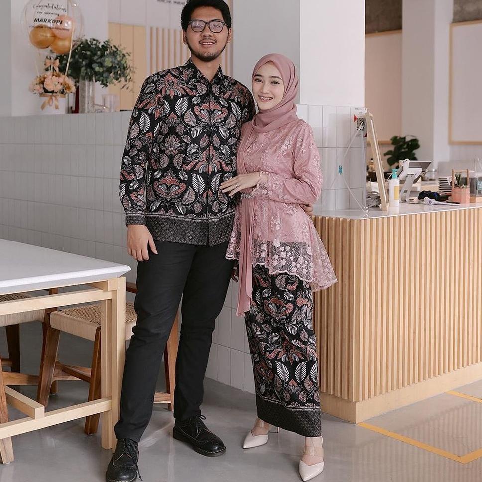 "MRB.18Oc22ˢ" Set baju couple brokat // Baju kondangan modern // Baju kebaya brokat2022 // Baju Tuna