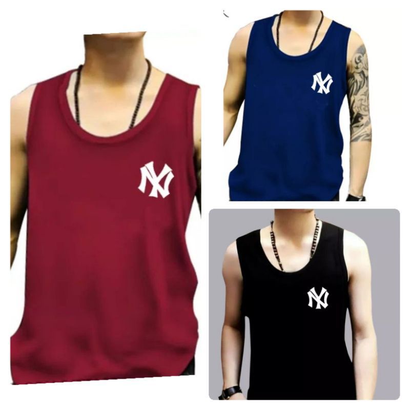 KAOS SINGLET DISTRO PRIA DEWASA MOTIF - NY