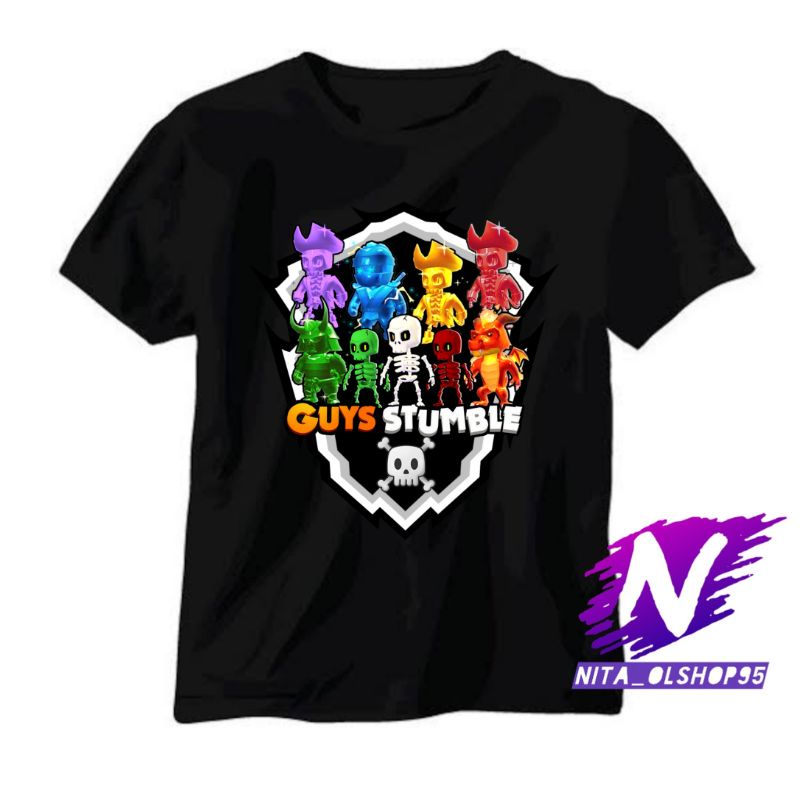 kaos anak stumble guys game mobile