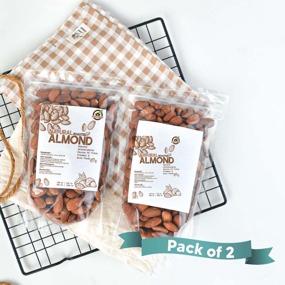 

Diskon✔️House Of Organix Pack Of 2 Roasted Almond 250 Gr|RA4