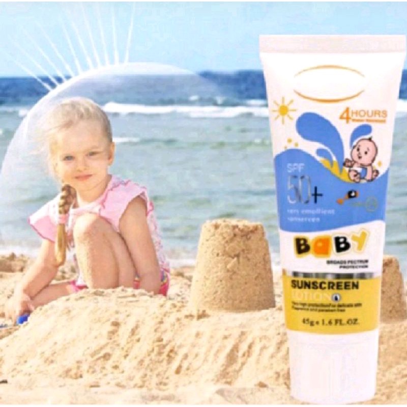 Sunblock Anak&amp;Dewasa UV Shield Essential Sunscreen Lotion 45g Sunblock