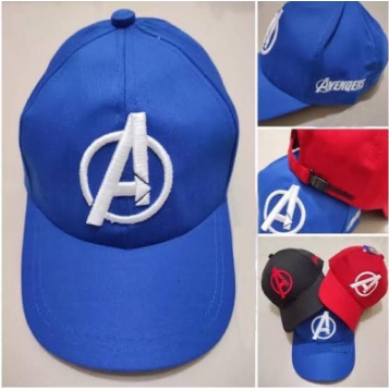 COD Topi Baseball Anak Laki-Laki // Boordir Avenger // Topi Karakter Anak Trend Berbahan Denim Teball // Topi Boordir A Anak Terlaris 2-9 Tahun Unisex