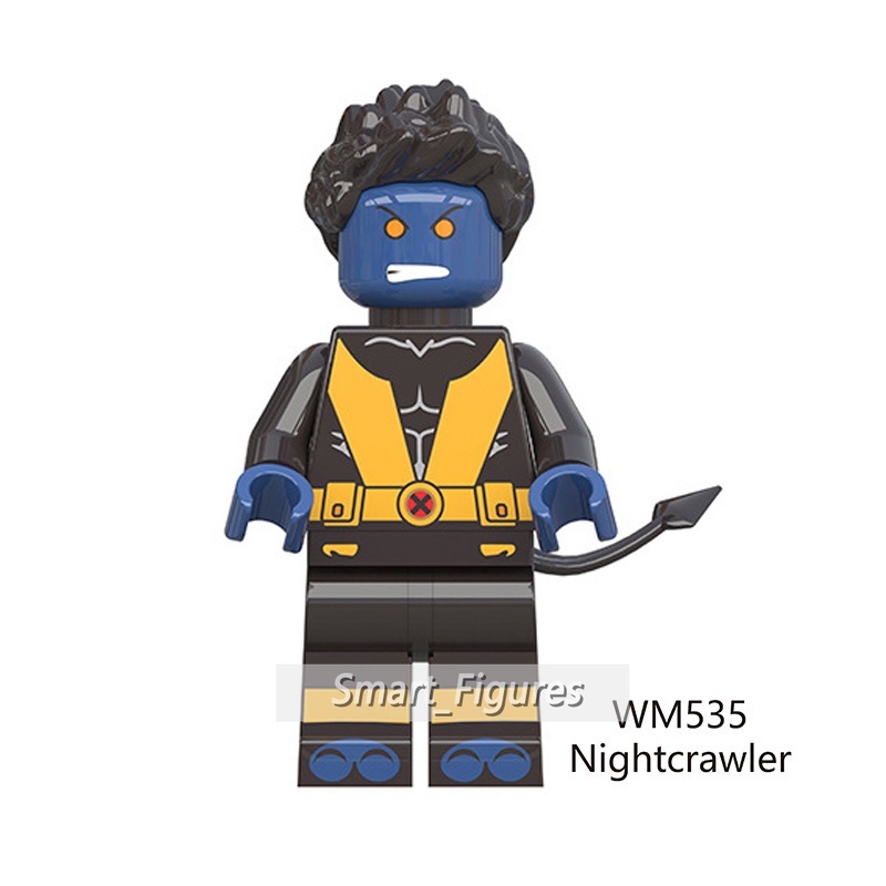 Mainan Action Figure Minifigures Doctor Samson Marvel Burung Nightcrawler Trickster Banshee Iron Man WM6028