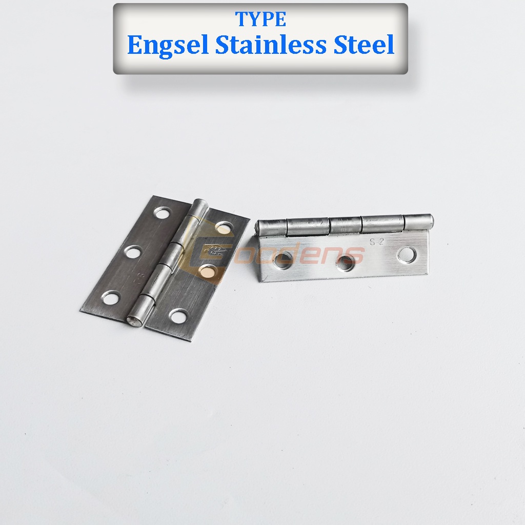 Engsel Kupu-kupu 2,5 Inch Engsel Jendela Engsel Pintu Stainless Steel