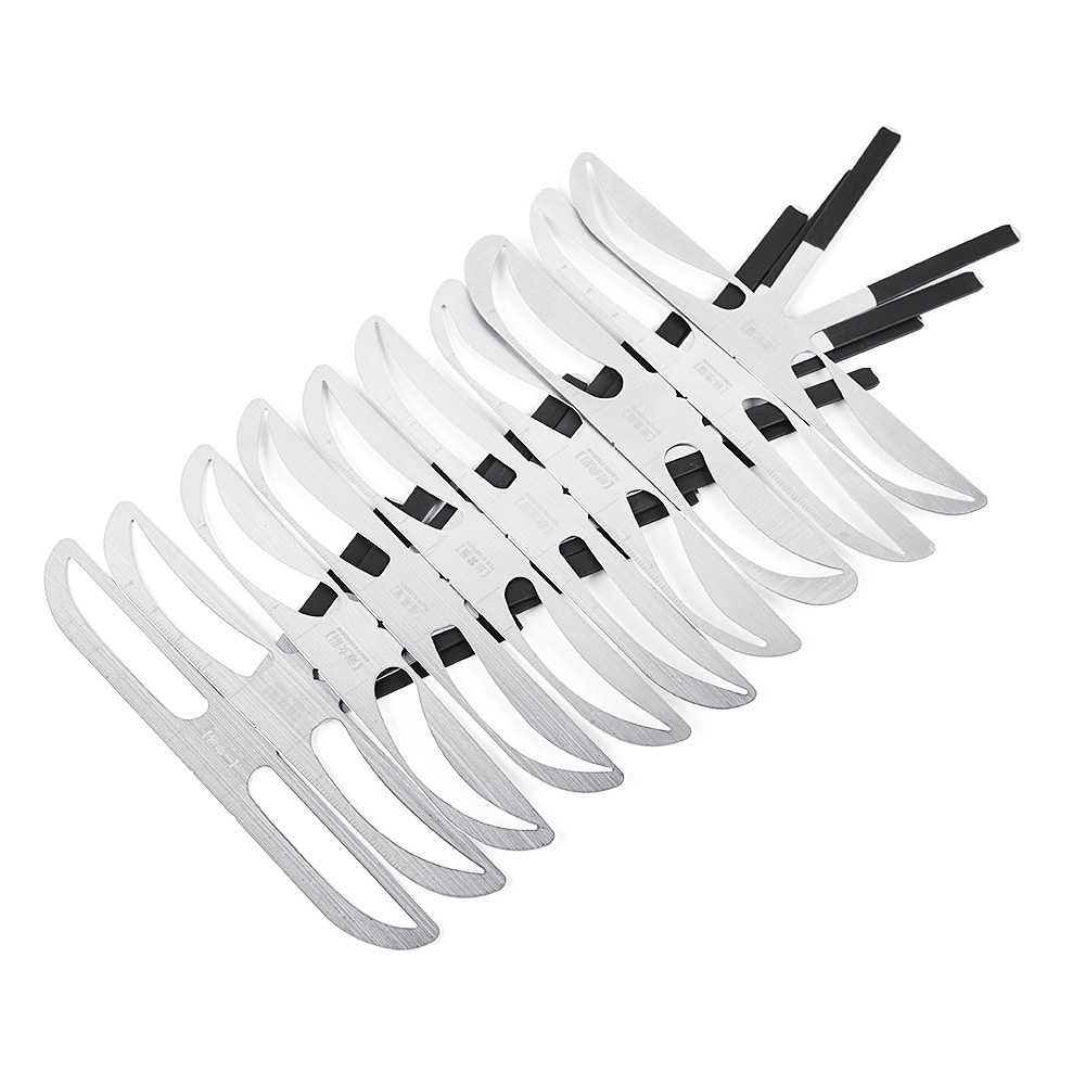 Penggaris Alis Bahan stainless steel Untuk Wanita
