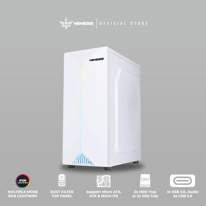 Nyk Casing Komputer Gaming T50 Imogi M ATX