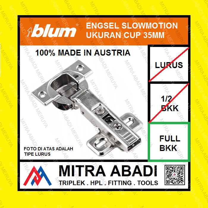 Engsel BLUM Engsel Sendok BLUM Slowmotion Full Bengkok