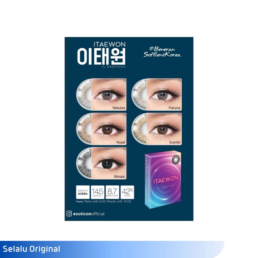 SOFTLENS EXOTICON ITAEWON X2 WARNA