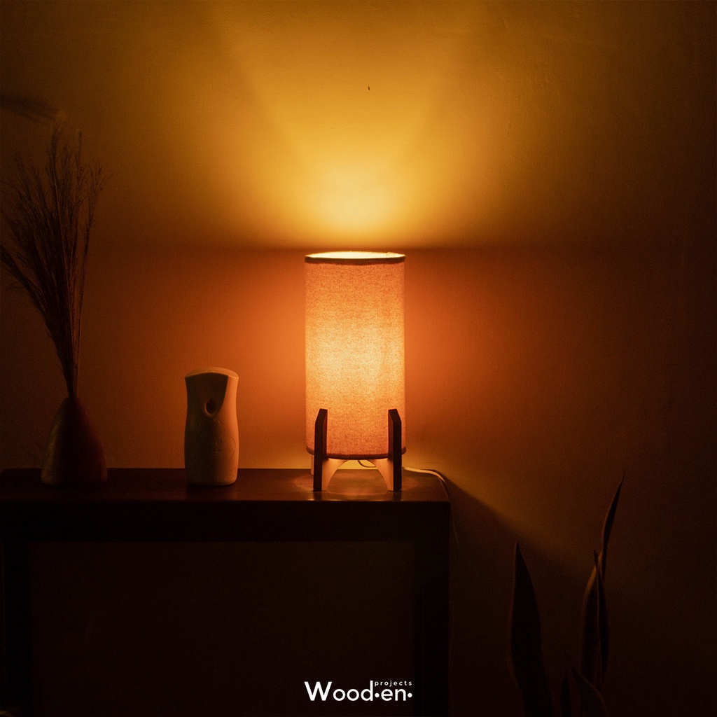 Jual Wooden Projects Lampu Tidur Meja Kayu Hiasan Kamar Dekorasi Ruang