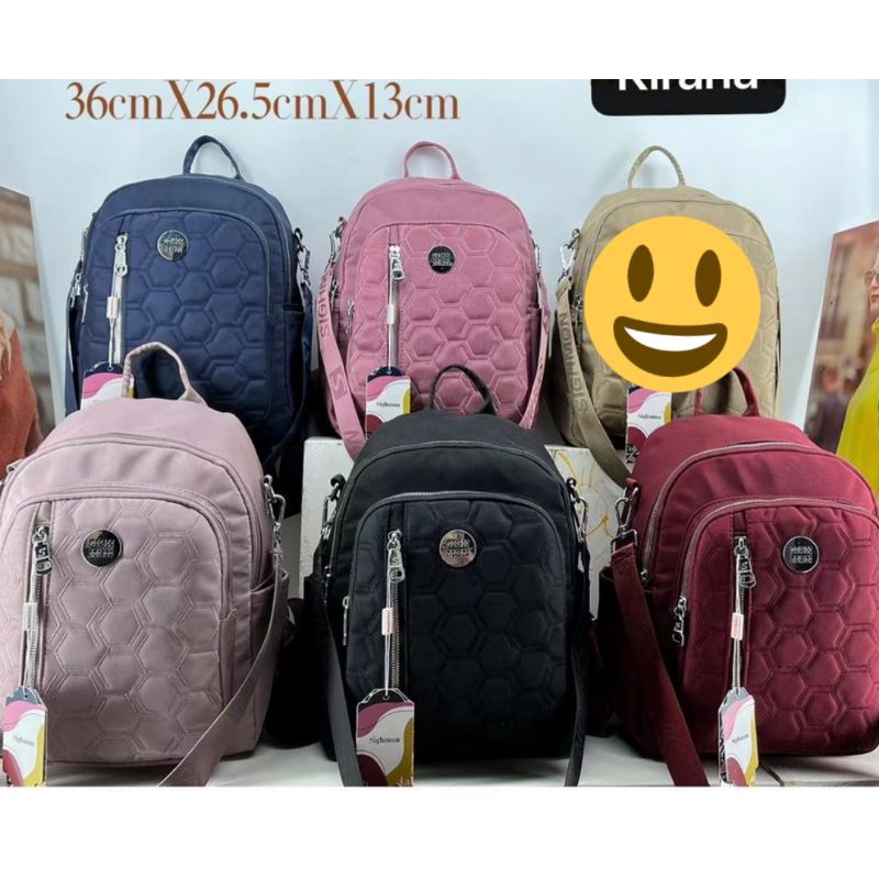 tas ransel wanita import sighmon 2in1/ backpack import