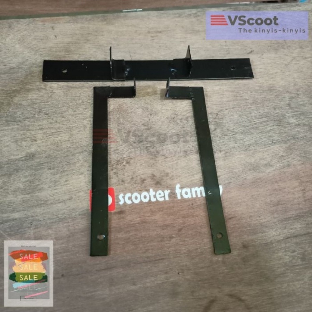 Vespa excel Dudukan plat nomor depan