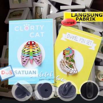 Pin enamel bandung jenis hard enamel/soft enamel desain custom bebas untuk pin bross baju dan jeans 