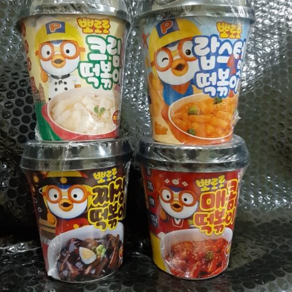 

kodey5Y9k--[READY] Pororo Tteokbokki Topokki Instant Cream Lobster Jjajang Snack Korea Makanan Anak Import