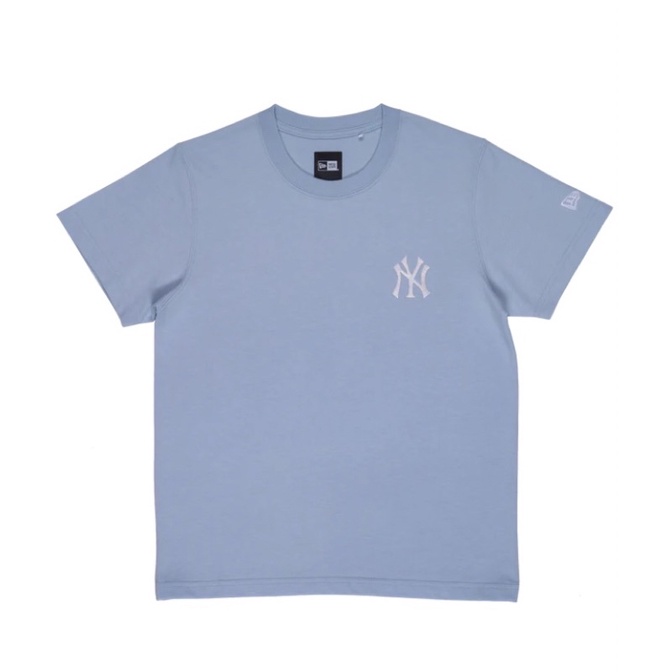 t shirt newera wanita women ss tee mlb newyork yankees neyyan soft blue original