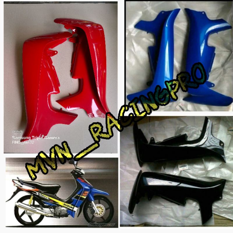 Sayap tameng luar dalam kiri kanan semua warna SUZUKI SMASH 110 LAMA SR Kualitas terjamin bahan teba