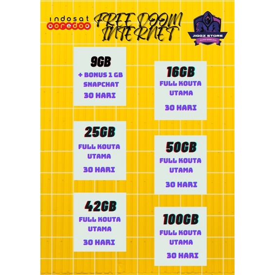 PROMO PAKE DATA INDOSAT FREEDOOM INTERNET