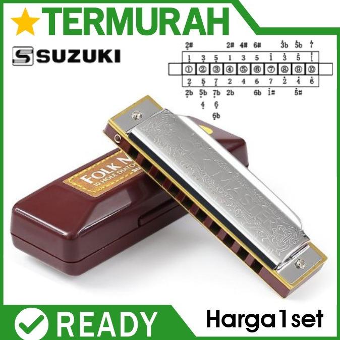 Harmonika SUZUKI Folkmaster 10 Holes C diatonic folk master harmonica