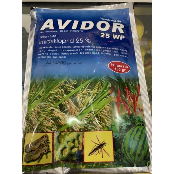 Jual Insektisida AVIDOR 25WP - 100 Gram | Shopee Indonesia