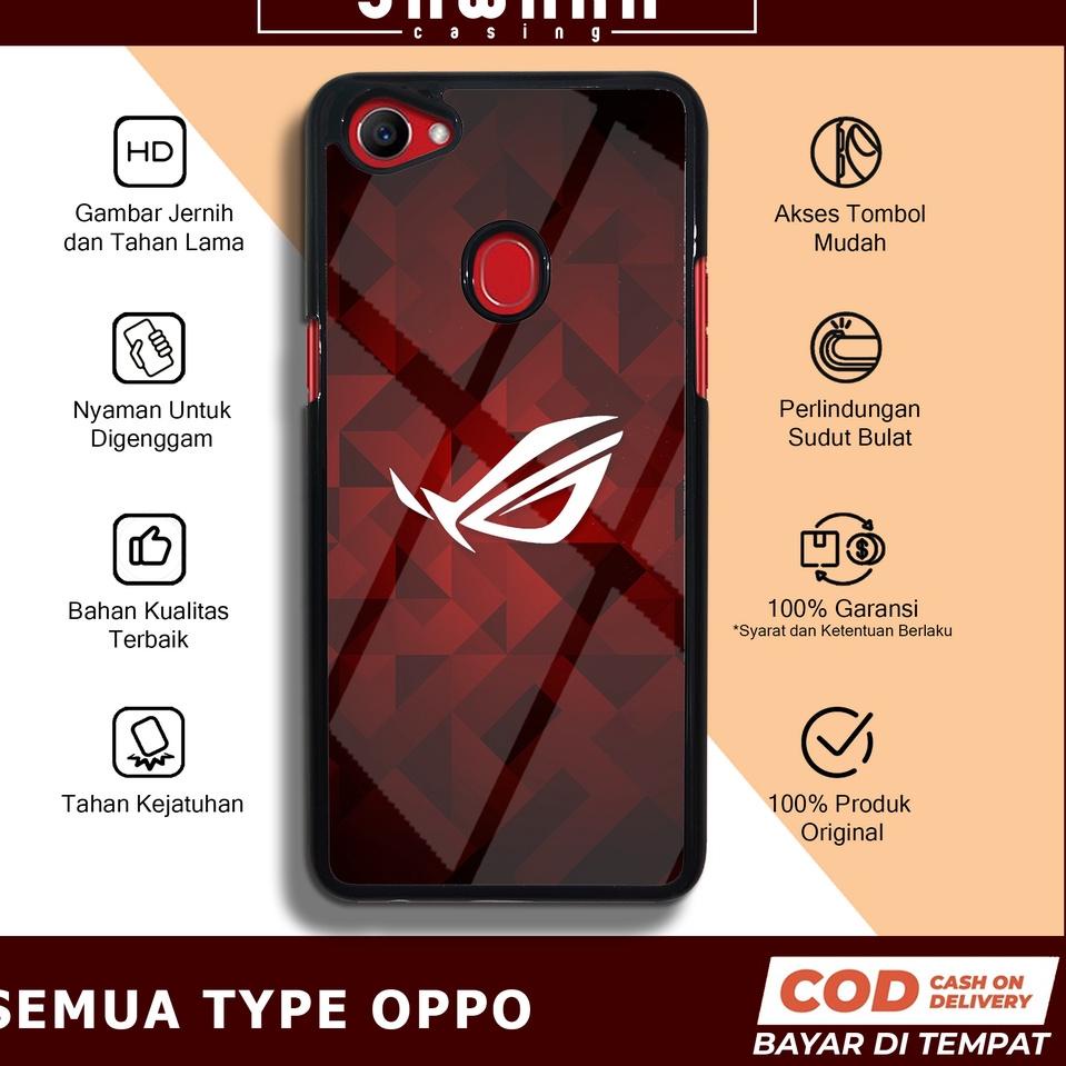Langsung Atc Case Oppo F7 Case Hp Oppo F7 Premium Glossy Jawara Casing [ROG1] Casing Hp Aesthetic Ke
