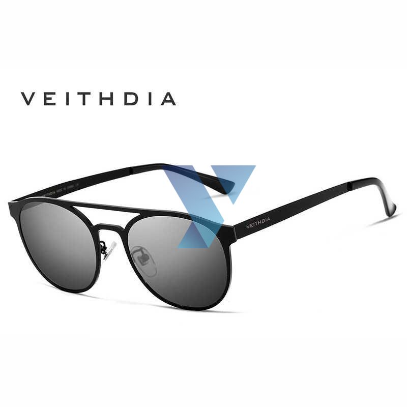 VEITHDIA Kacamata Retro UV400 Sun Glasses - 3900 ( Al-Yusi )