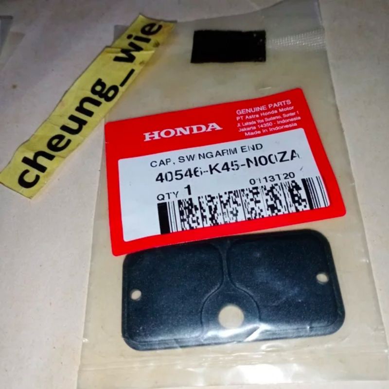 40546K45N00ZA Plat Tutup Anting setelan rantai 1bh Honda CBR 150R led - New CB150R Led streetfire or