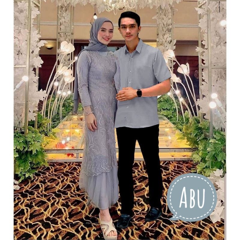 BJ - COUPLE GELARDINE KEMEJA PENDEK / UKURAN GAMIS M , L , XL , XXL KEMEJA XL / GAMIS  Bahan Tile Mutiara Ruby Lapis Furing /GAMIS KONDANGAN / GAMIS COUPLE / KEMEJA PRIA BAHAN MOSCREPE LENGAN PENDEK/ KEMEJA COUPLE / GAMIS WANITA MURAH / GAMIS WISUDA/