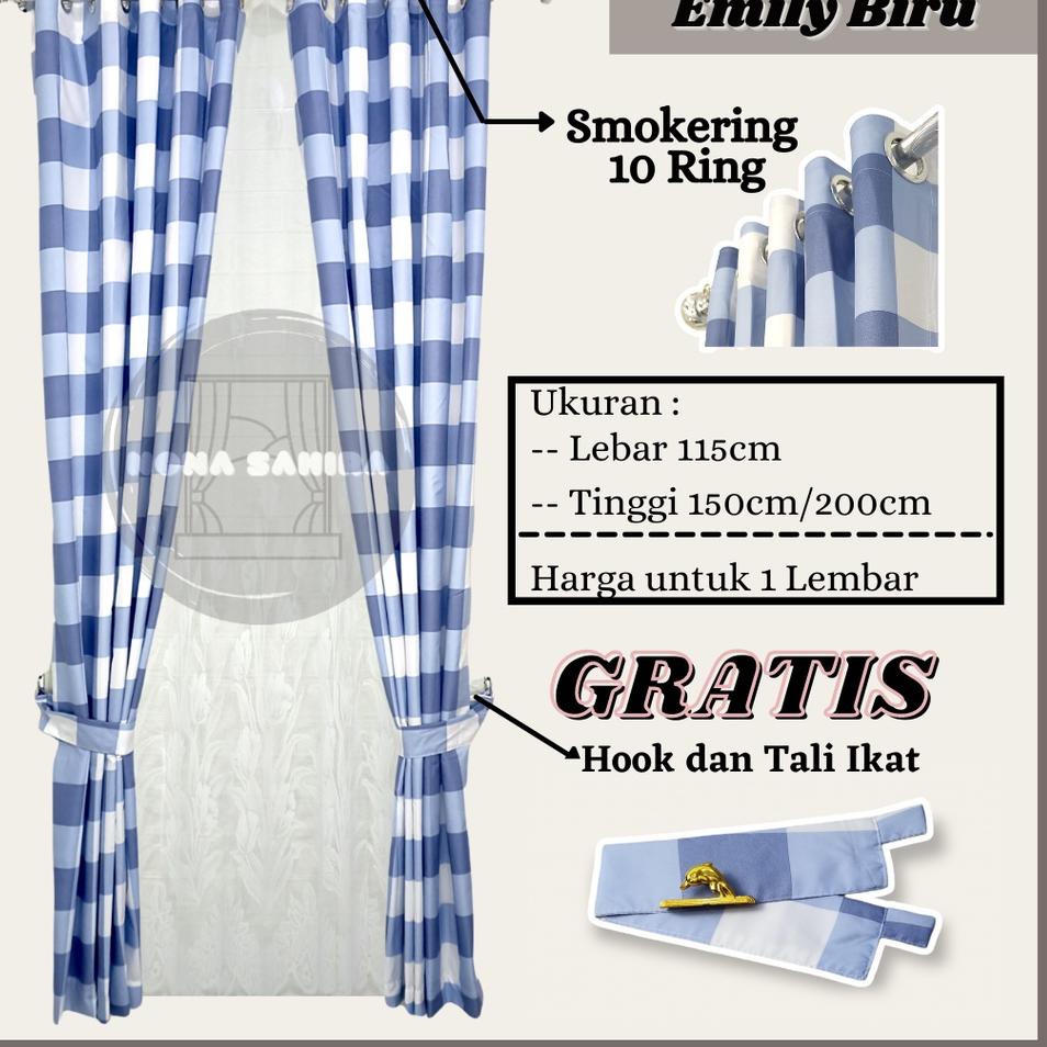 New Stock GORDEN JENDELA PINTU KORDEN TIANG GODENG BATANG HORDENG SILVER MINIMALIS GORDEN