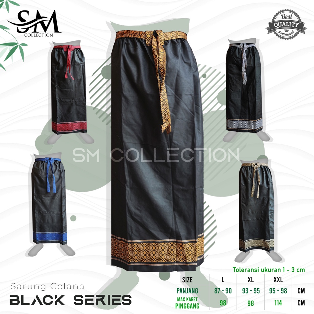 Sarung Celana Dewasa Donggala Black Series