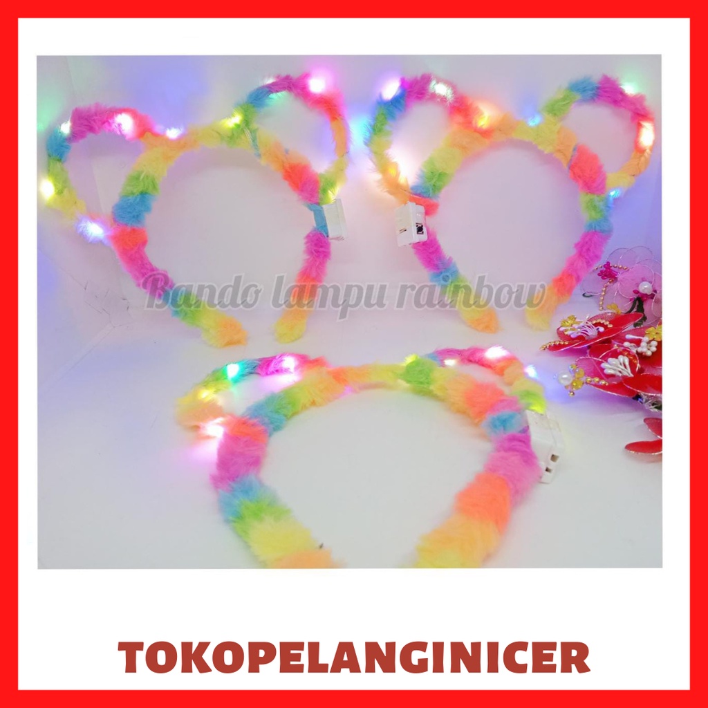 Bandana Bando Motif Kuping Panda Hairband Korea Tokopelanginicer - Bando Kelinci